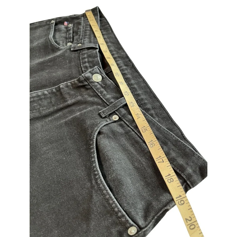 Vintage Y2K‎ Polo Ralph Lauren Flag Jeans Men's Black Stonewash 38 Waist Relaxed